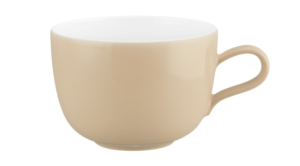 Šálek na bílou kávu 0,38 ltr. LIBERTY Pure Colors Dusty Beige, bílá, Seltmann Weiden