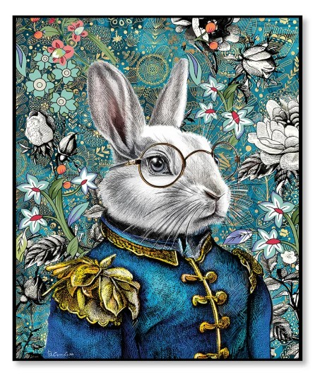 EGAN Obraz HUMAN ESSENCE KRÁLÍK „Energie“ – 80×100 cm