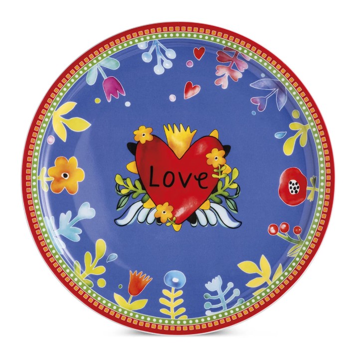 EGAN Love Red Dortový Talíř ⌀31 cm