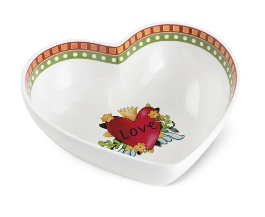EGAN Love Red Dekorační Mísa 23×6,5 cm