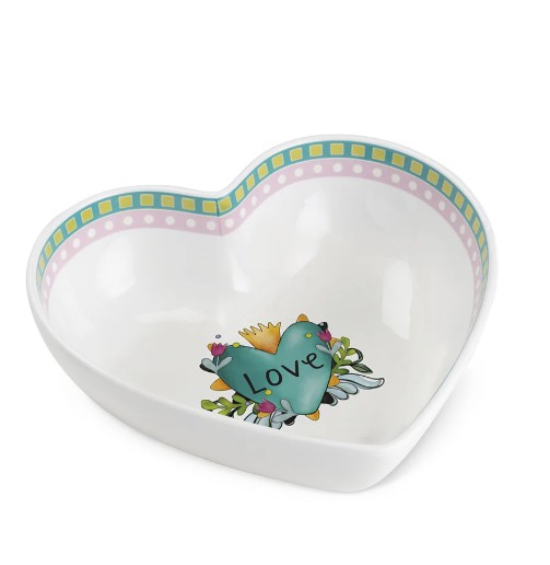 EGAN Love Turquoise Dekorační Mísa 23×6,5 cm