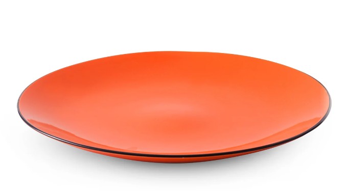 EGAN Kulatý talíř Cocoricò oranžový, průměr 30 cm