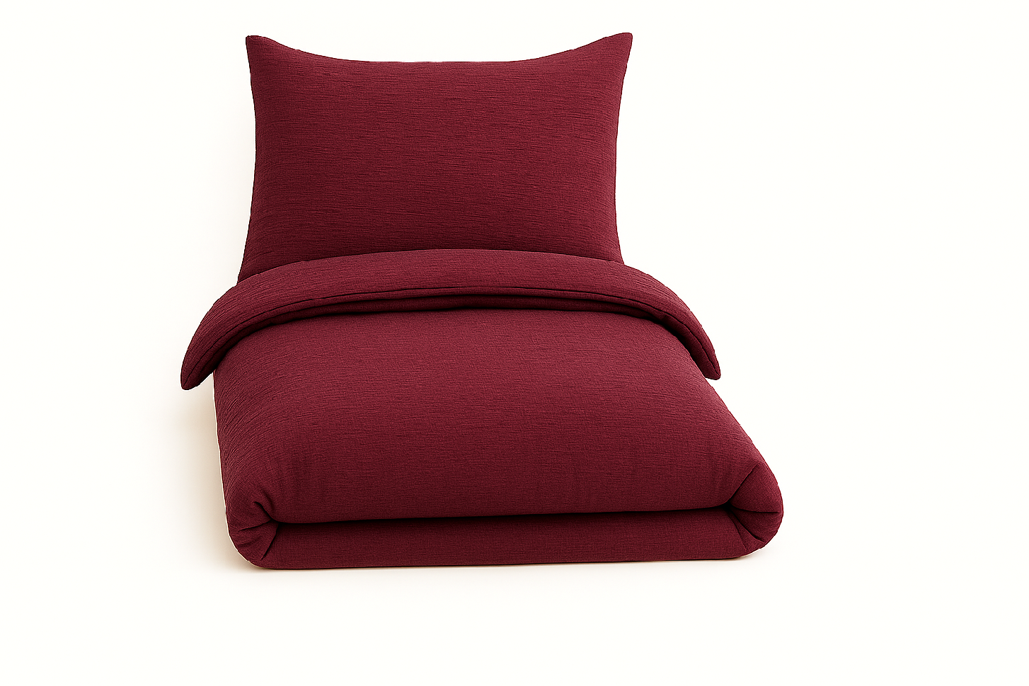 Mušelínové povlečení 140x200, 70x90 cm vínové