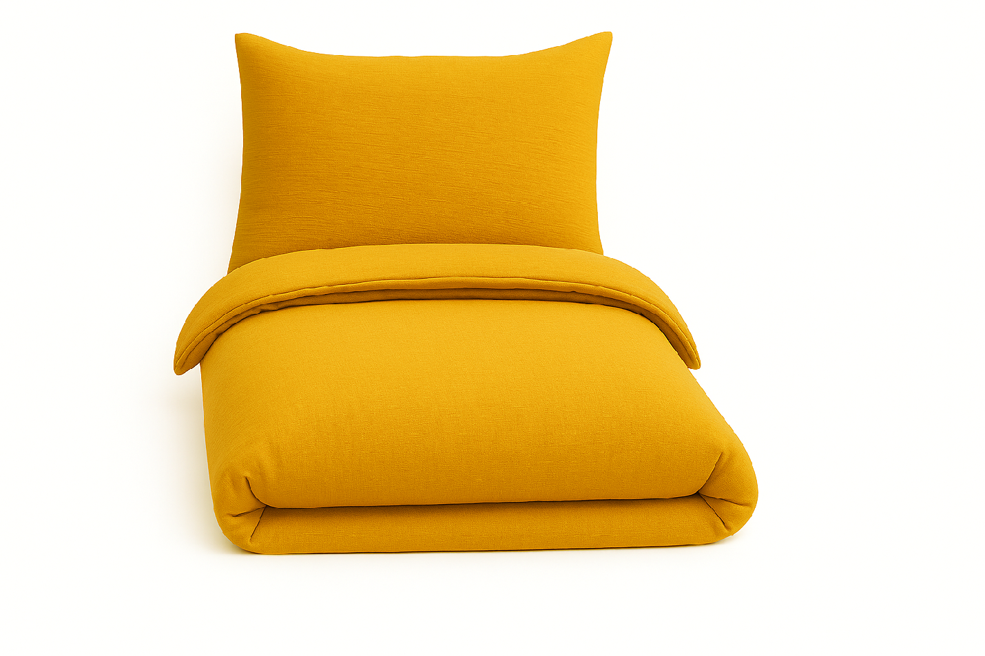 Mušelínové povlečení 140x220, 70x90 cm žluté