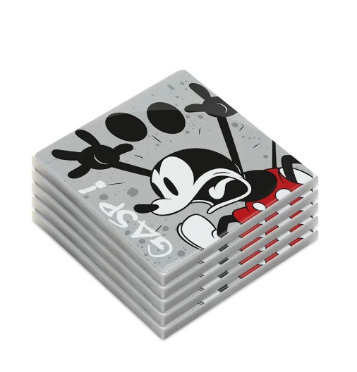 EGAN Sada 5 tácků Mickey Mouse I Am Grey