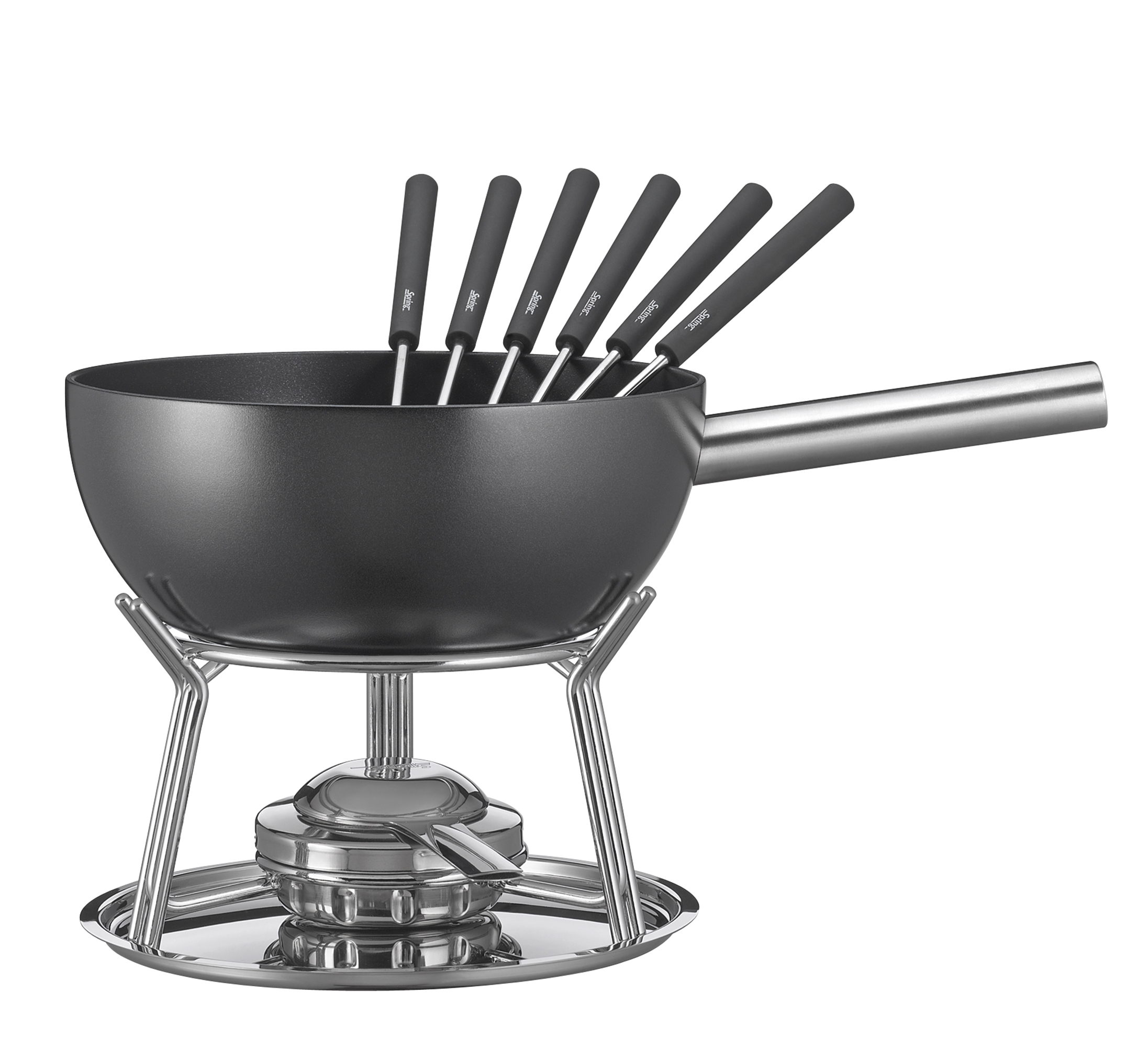 Fondue sada ALUMINIM INDUKTION černá 23 cm, Spring