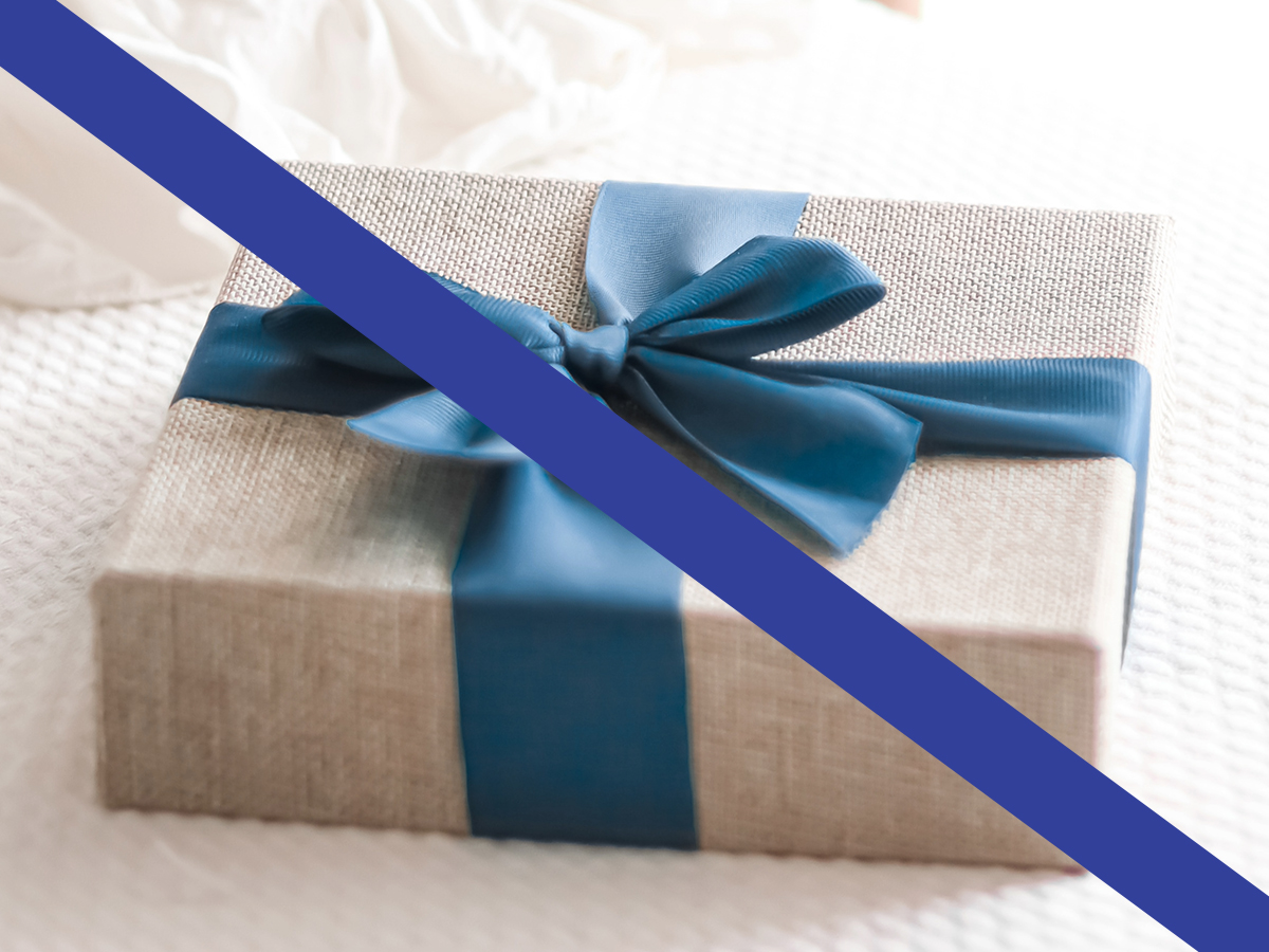 Nechci žádný dárek k objednávce