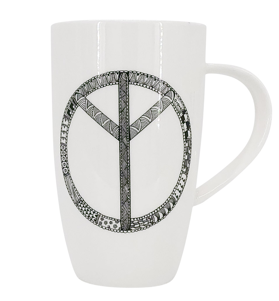 by inspire Hrnek Patchwork Peace, 600 ml