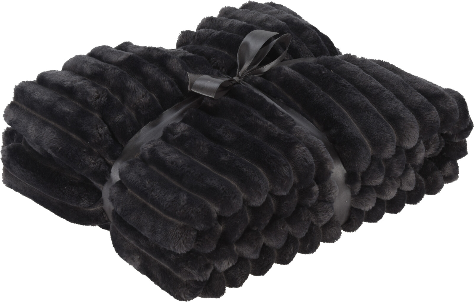 H&L Deka/přikrývka RIBBED JUMBO 130x150 cm, šedá