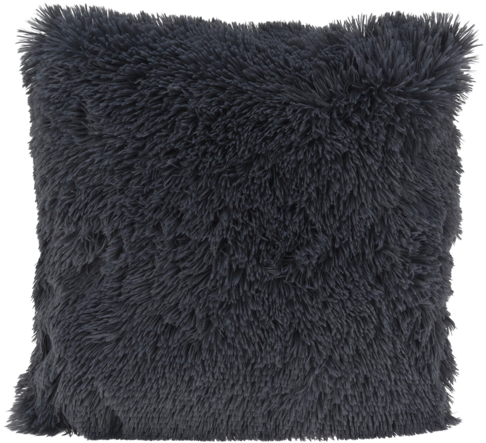 H&L Dekorativní polštář Hairy 45x45cm, tmavě šedá