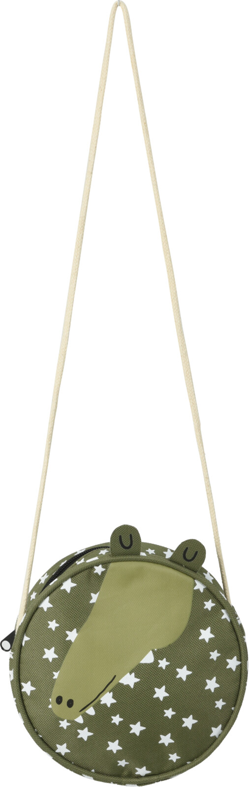 H&L Dětská kabelka přes rameno, peněženka (17x17x2,5cm), zelený krokodýl