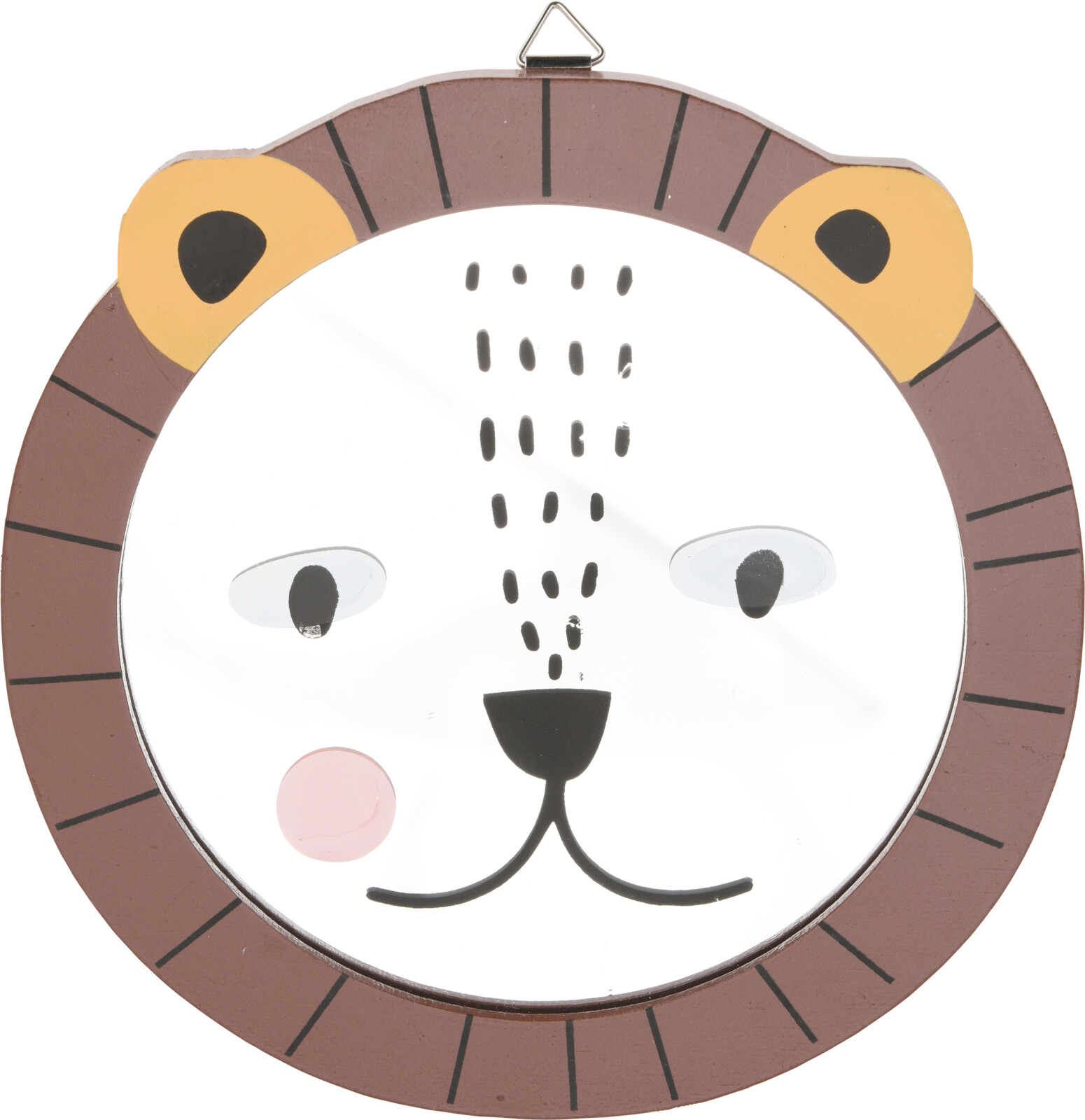 H&L Dětské nástěnné zrcadlo LEV, Ø 21cm