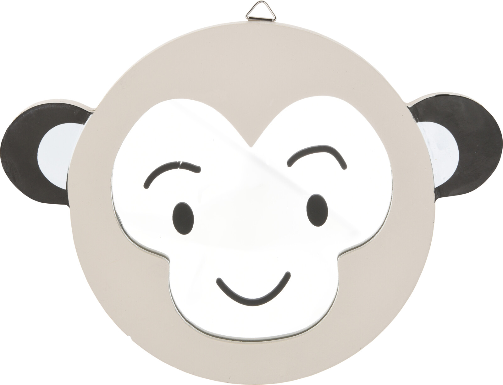 H&L Dětské nástěnné zrcadlo OPICE, Ø 21cm
