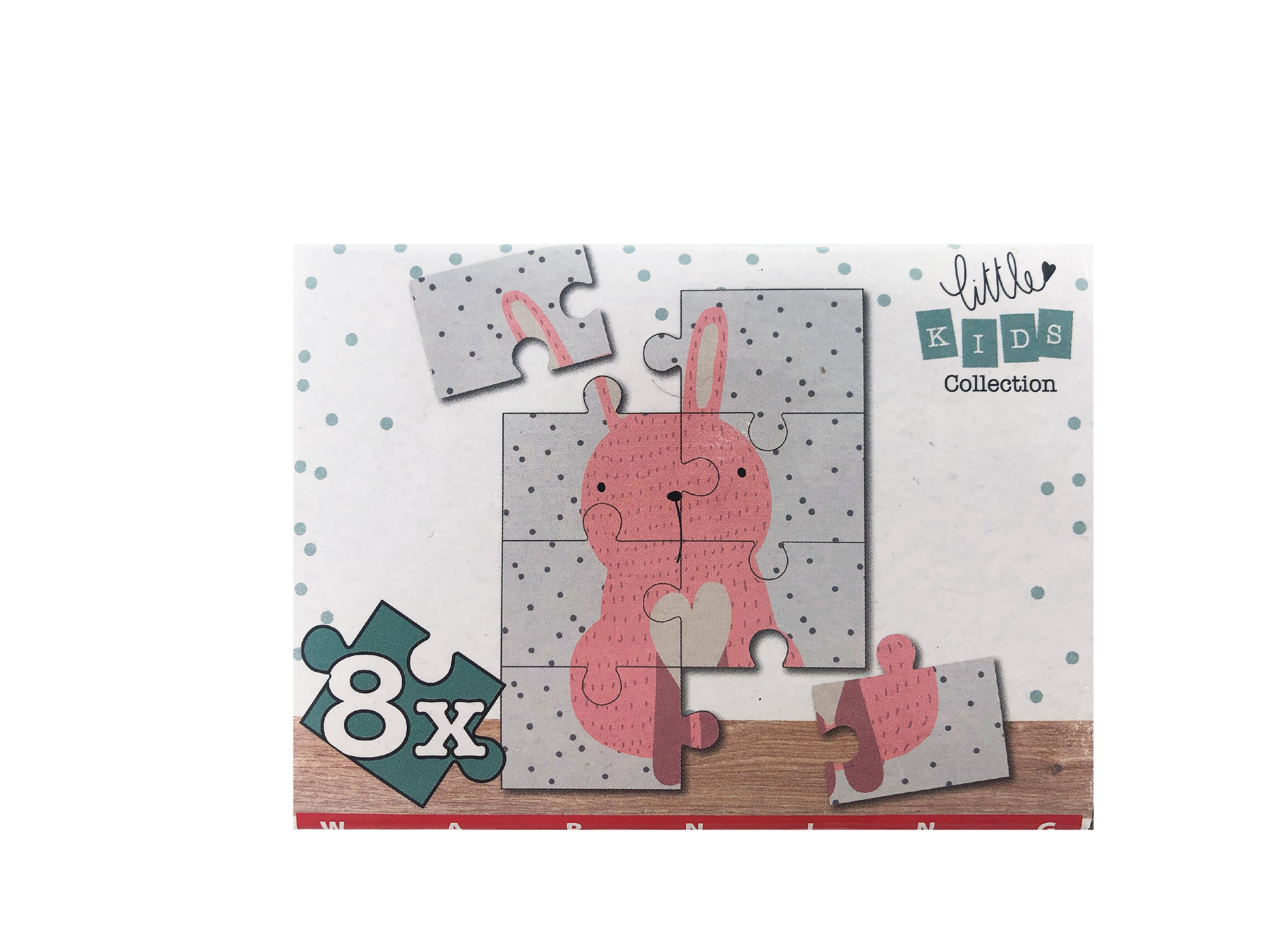 H&L Dětské puzzle Mini 8ks , králík