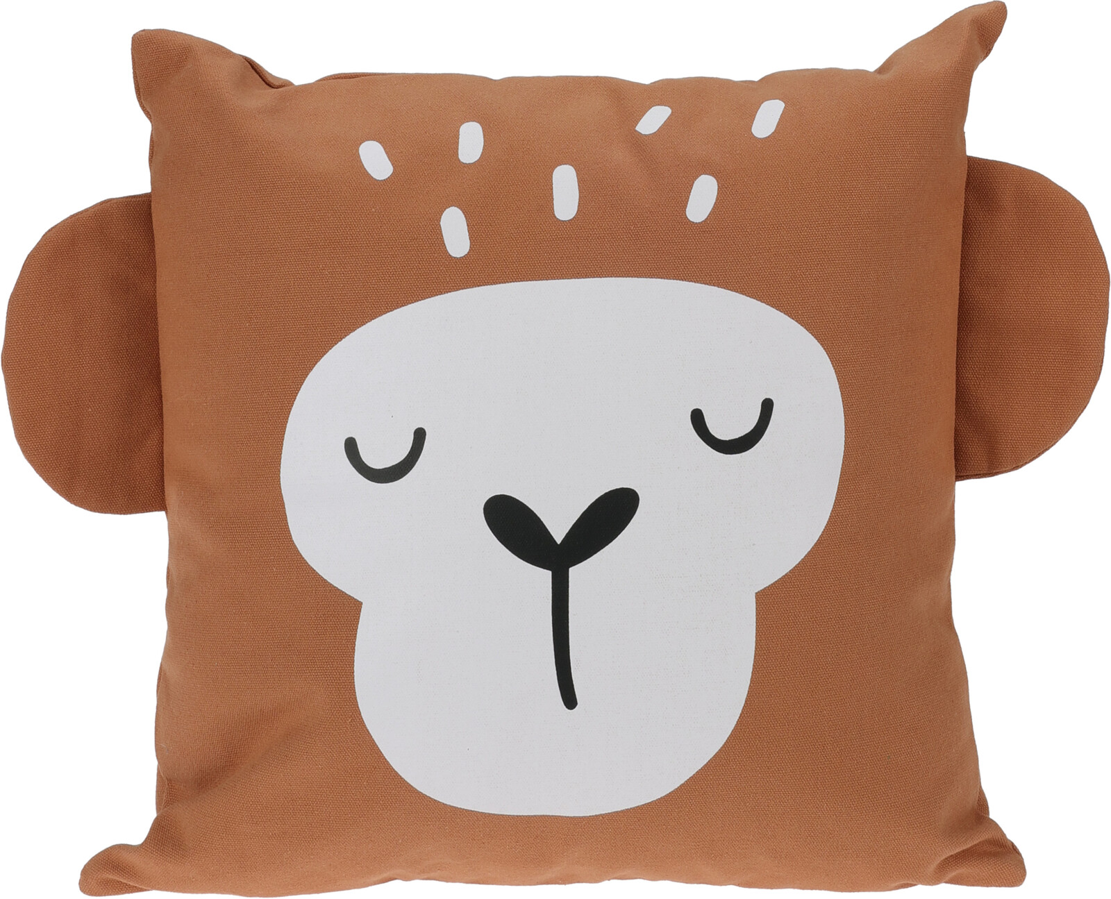 H&L Dětský polštář Safari Opice, 40x40cm, hnědá