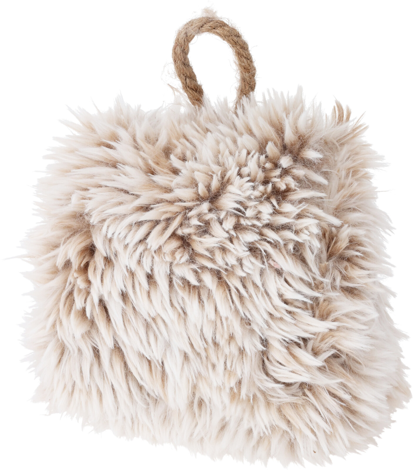 H&L Dveřní zarážka Cube 15x10x15cm, béžová