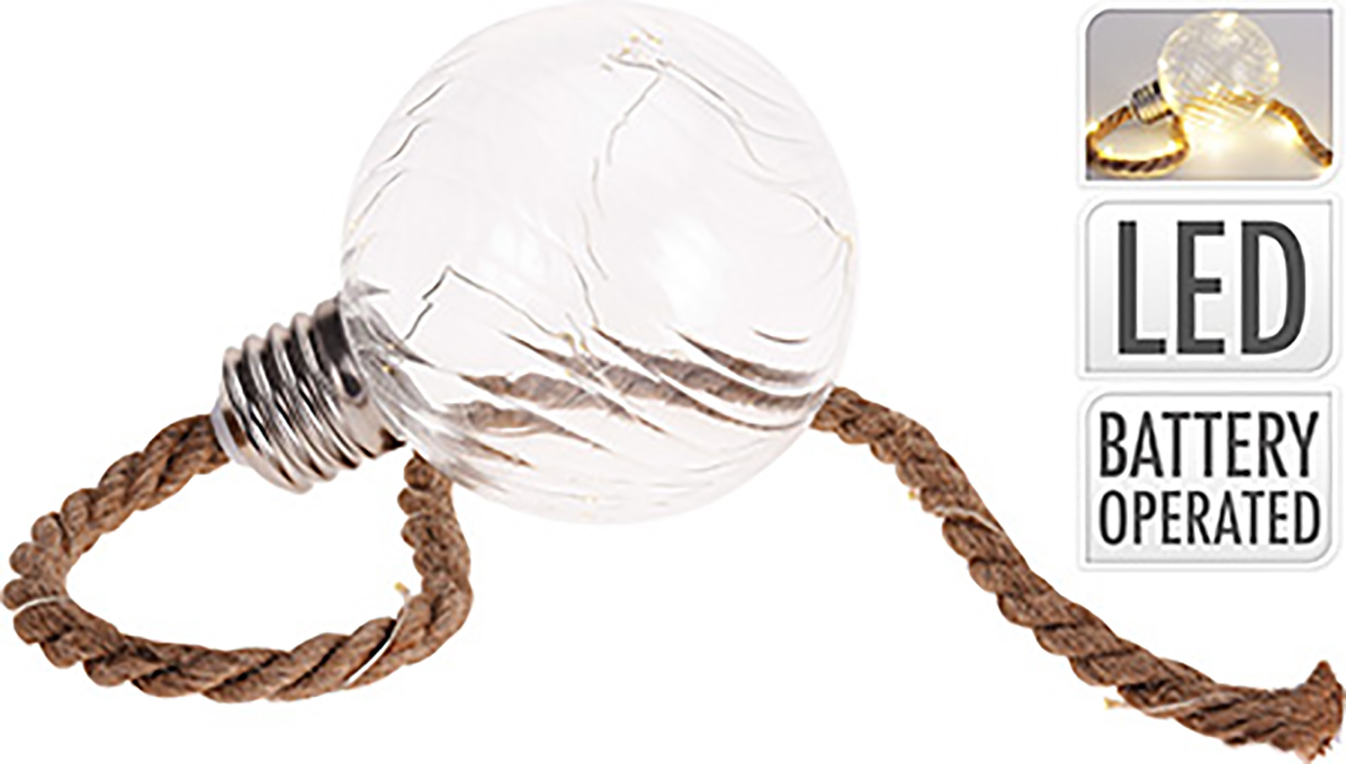 H&L Koule sklo s LED ,60cm