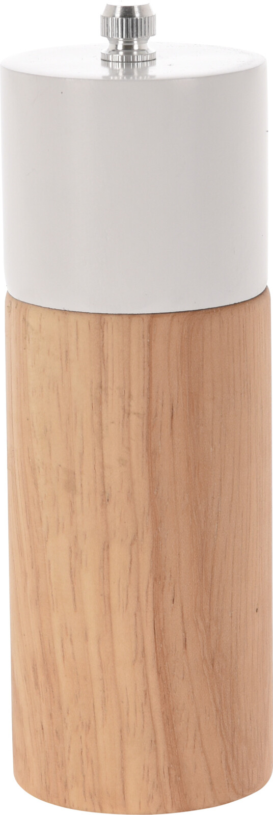 H&L Mlýnek na pepř,165mm, dřevo, bílý