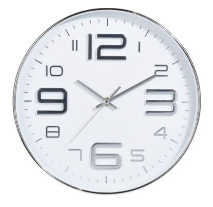 H&L Nástěnné hodiny Classic 31cm, bílá