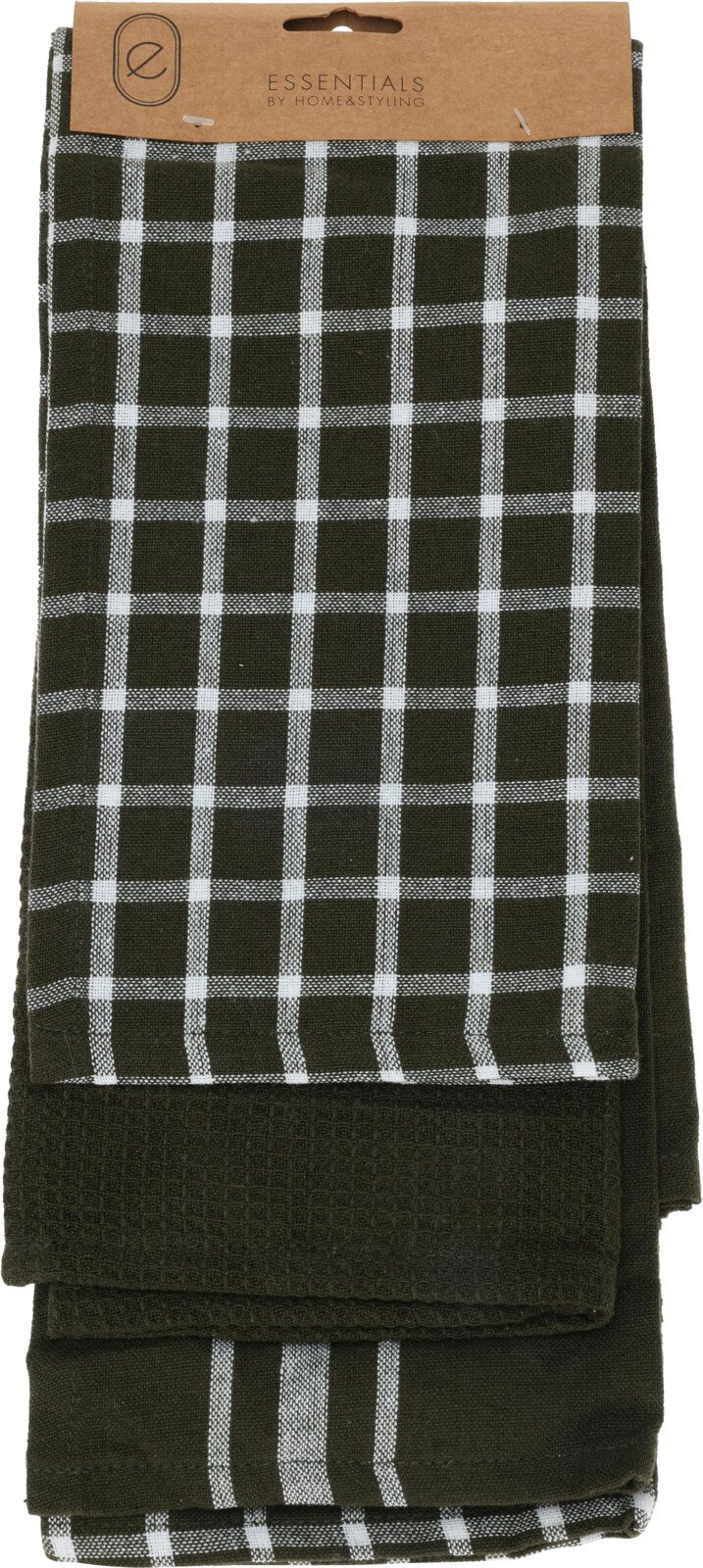 H&L Sada kuchyňských utěrek, 3ks, zelená