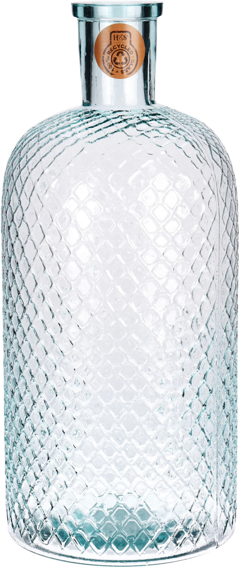 H&L Skleněná váza Punch 19x42cm, 8L