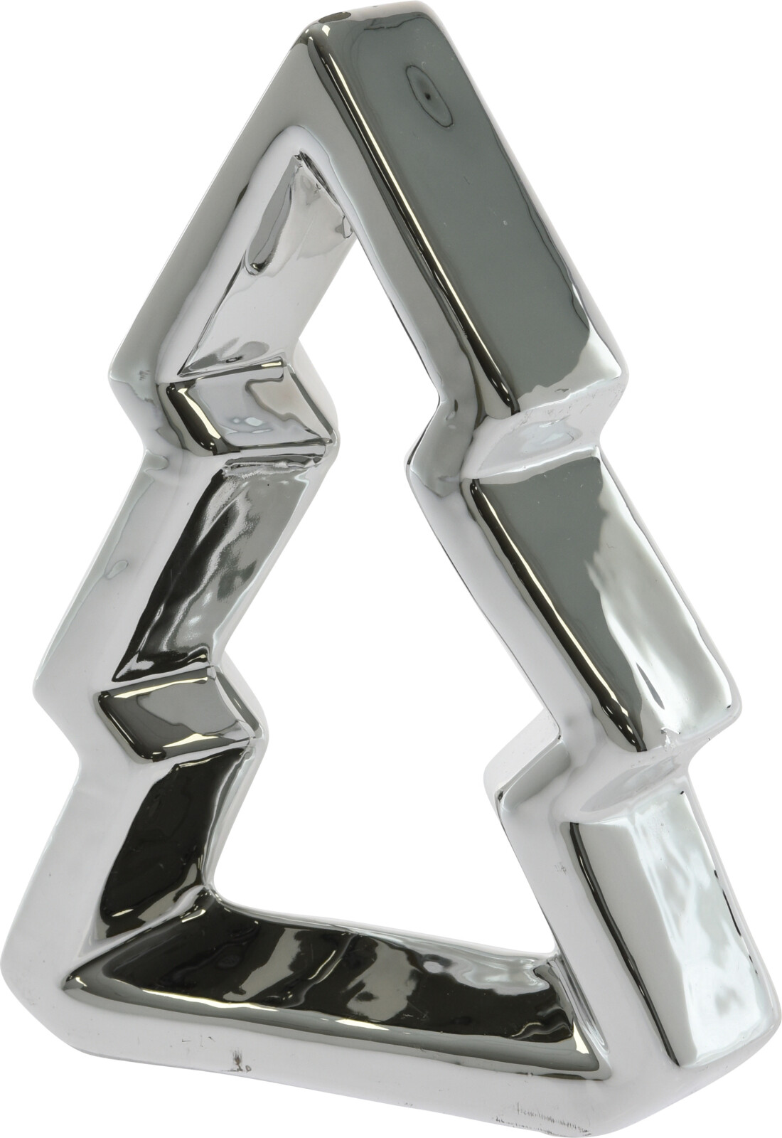 H&L Stromek 17cm, stříbrný, dekorace