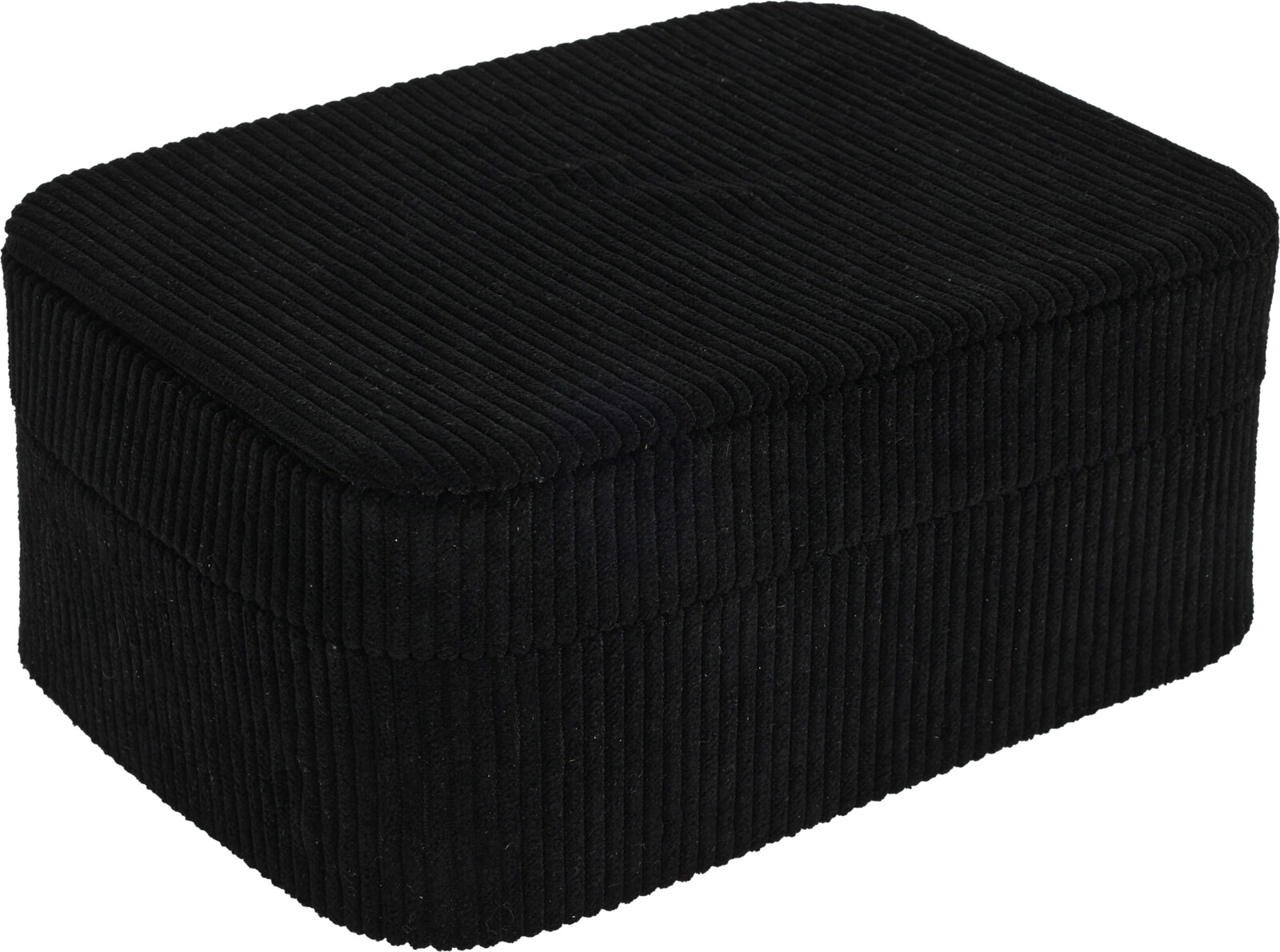 H&L Šperkovnice se zrcátkem, 19cm, černá