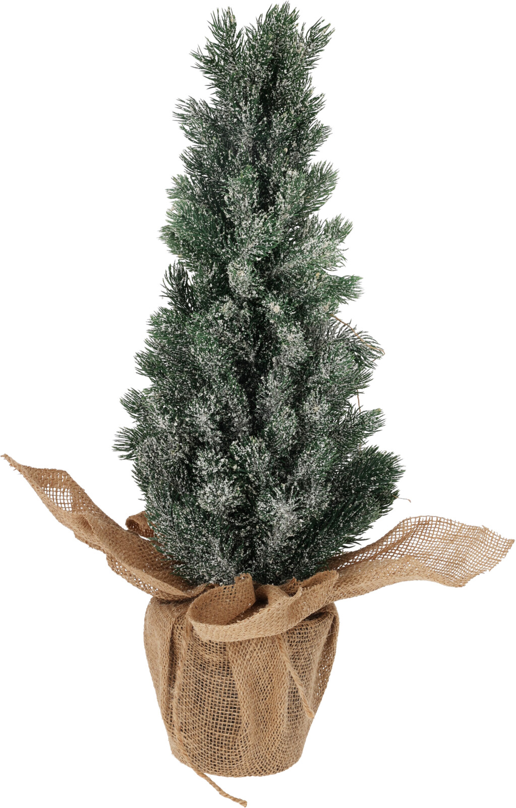 H&L Umělý vánoční stromek Borovice v květináči 25x25x65cm, zasněžené větvïčky