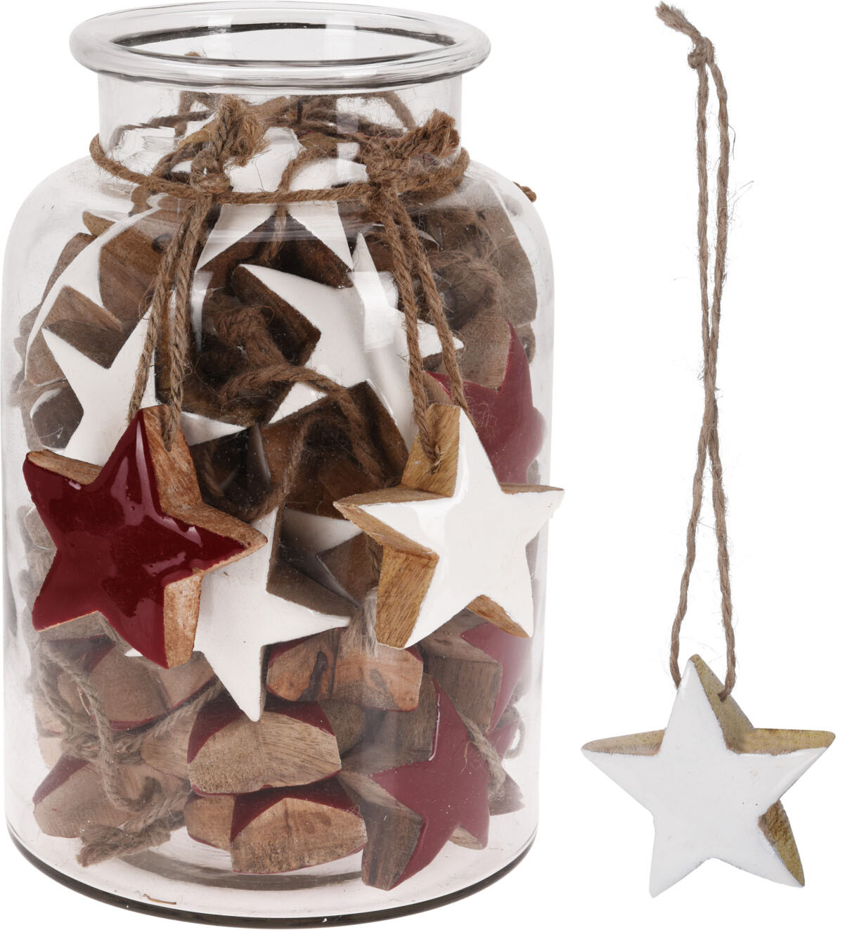 H&L Vánoční hvězdička, bílá