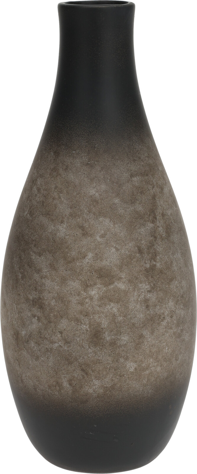 H&L Váza Antique 142x142x330mm, černá/šedá