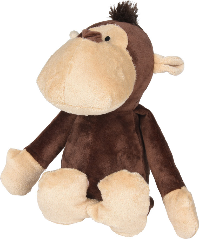 H&L Zarážka do dveří Opice 18x21x17cm, hnědá