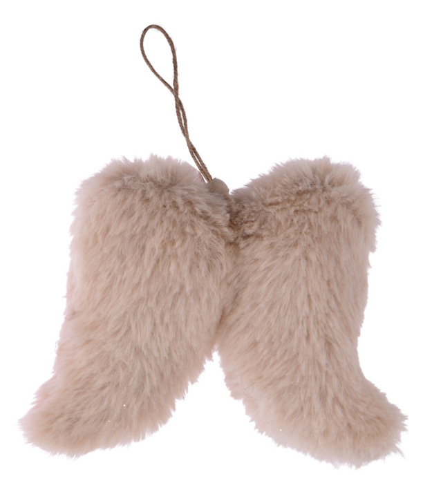 H&L Závěsná dekorace KŘÍDLA ,10cm, pudrová