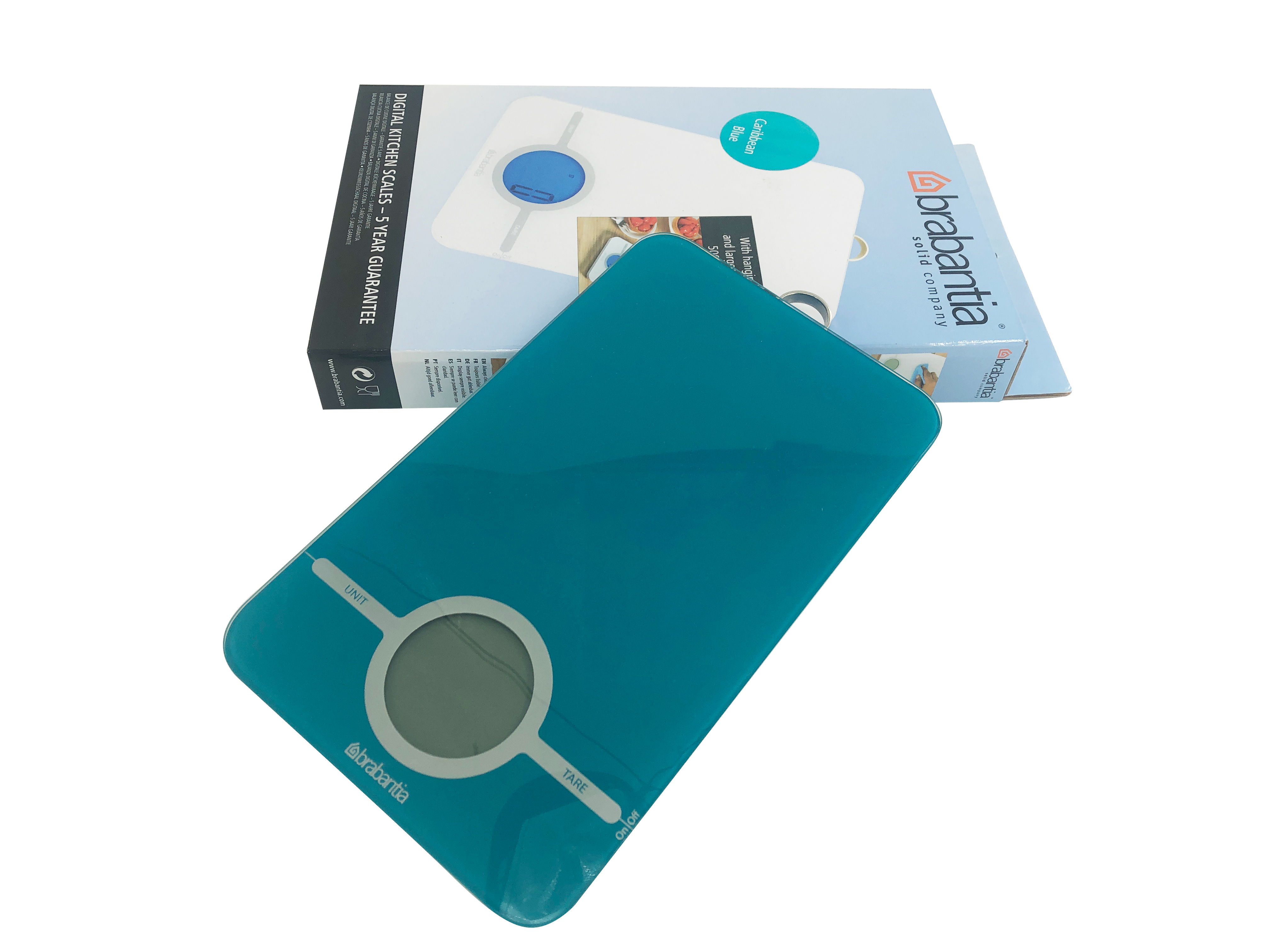 Brabantia Digitální kuchyňská váha Essential, modrá