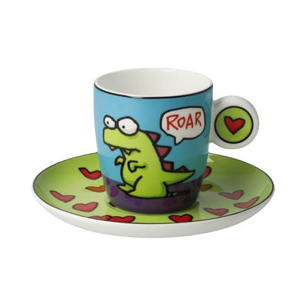 Goebel Espresso šálek Ed Heck Roar - Pop Art