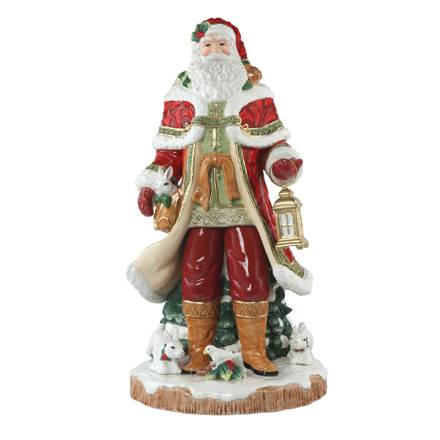 Goebel Santa s lucernou – Fitz & Floyd XMAS