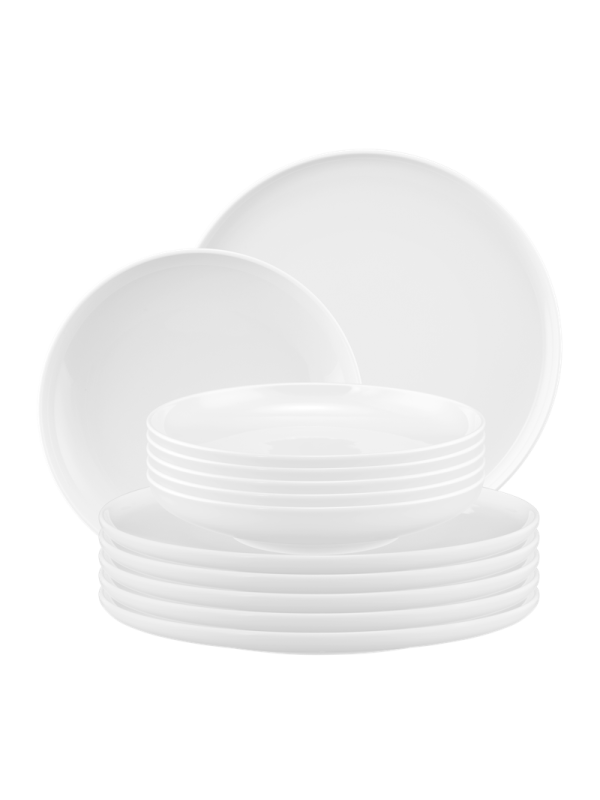 Jídelní  sada 12 ks  Sento Home white, Seltmann Weiden