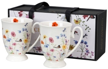 DUO Porcelain Sada dvou porcelánových hrnků Amelia