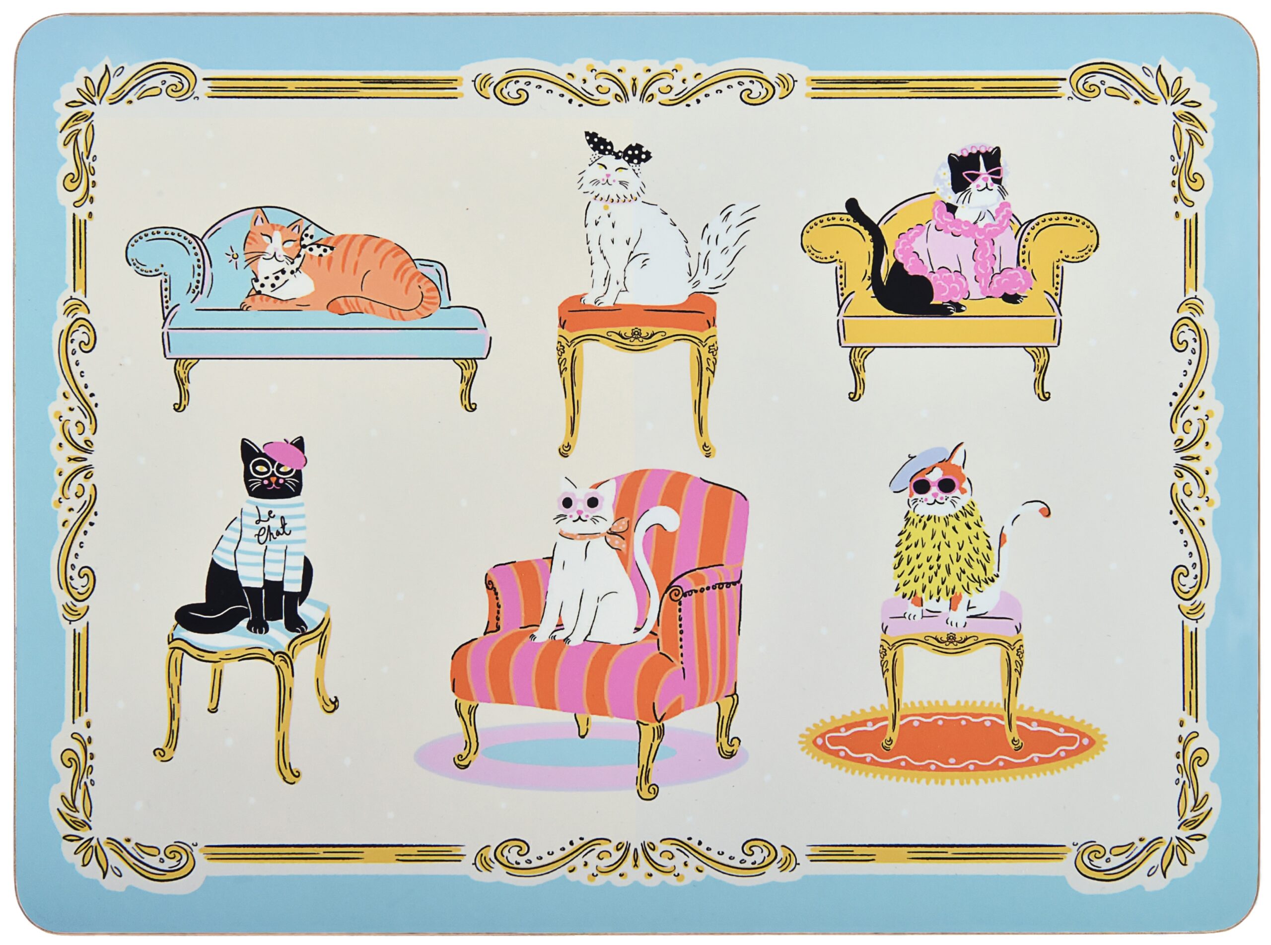 Ulster Weavers Korkové prostírání Cool Cats