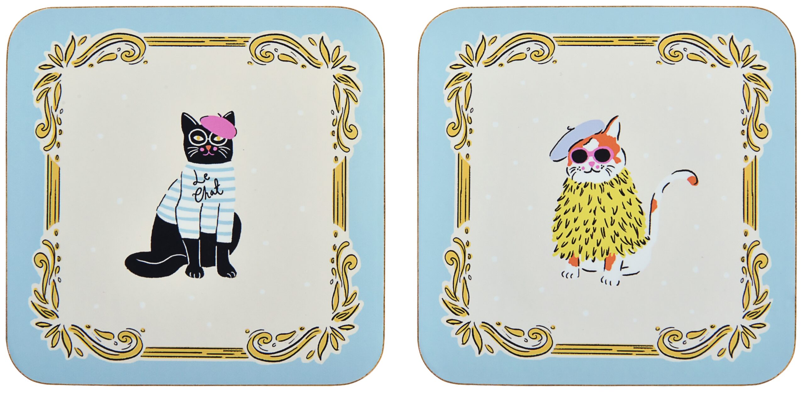 Ulster Weavers Korkové podložky Cool Cats