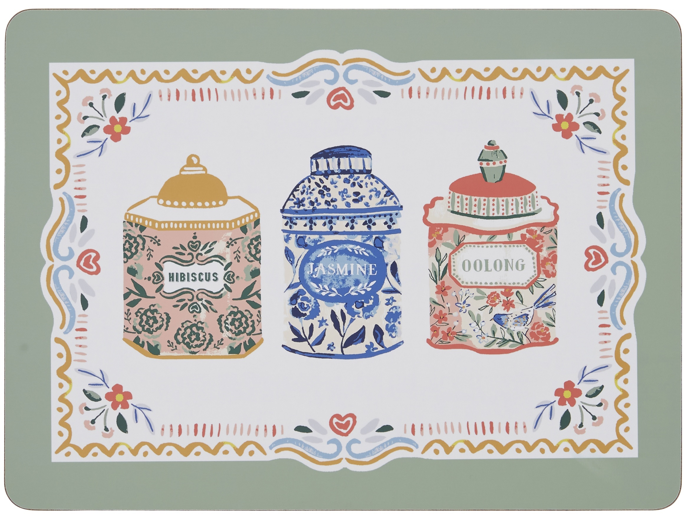 Ulster Weavers Korkové prostírání Tea Tins