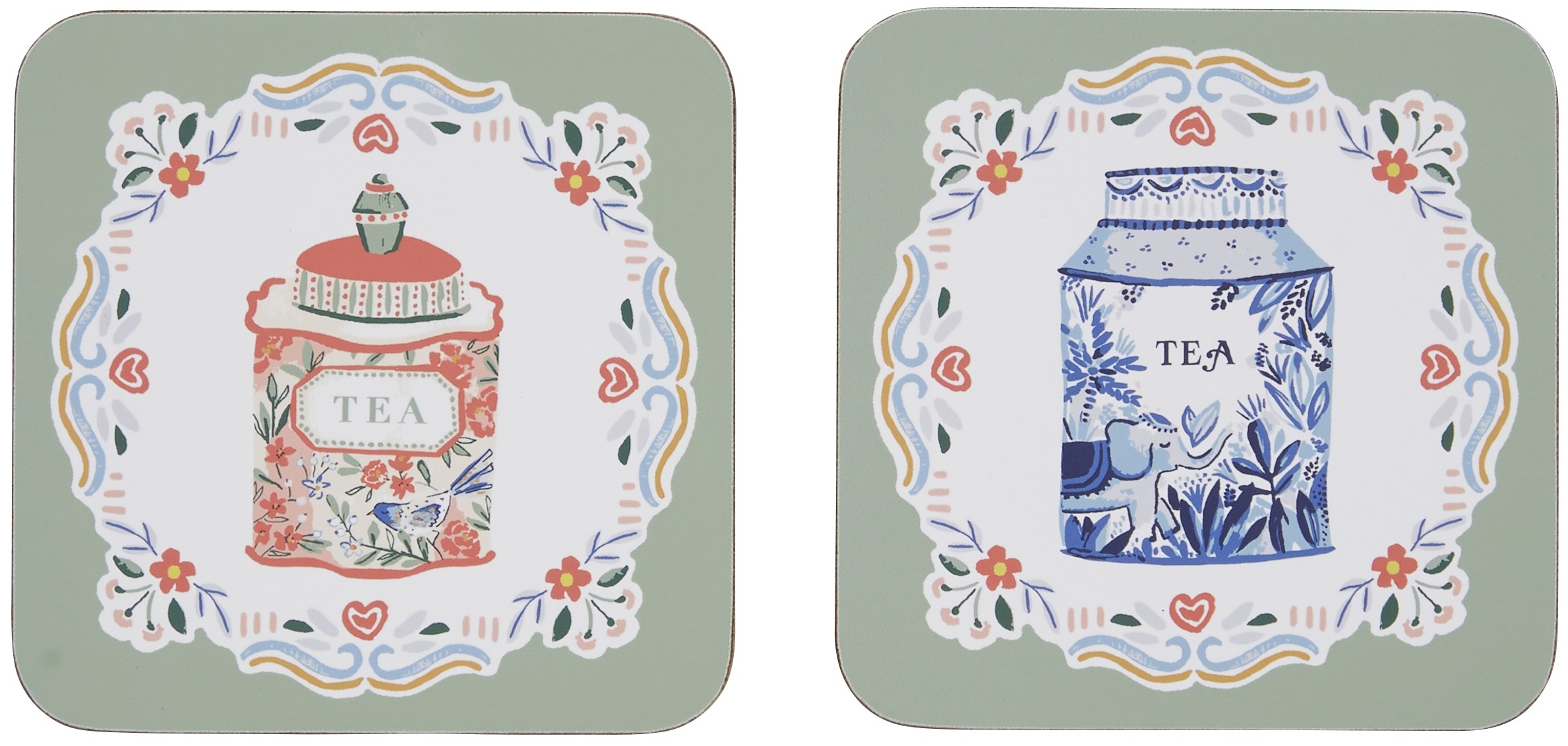 Ulster Weavers Korkové podložky Tea Tins