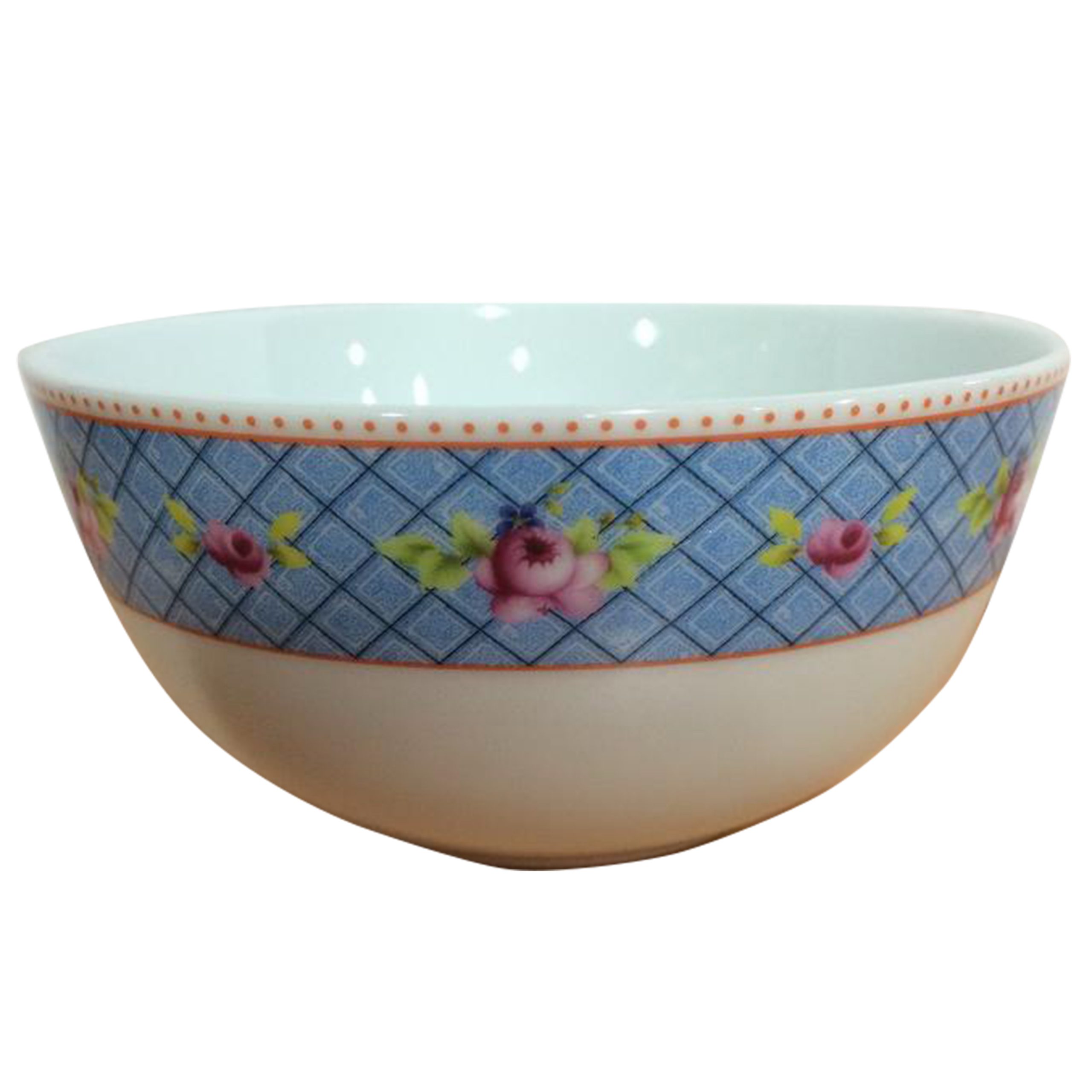 Kitchen Craft Keramická miska Rose Garden modrá