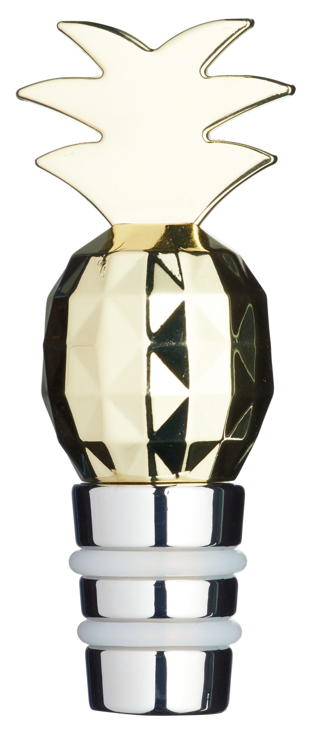 Kitchen Craft Zátka na víno Pineapple Gold