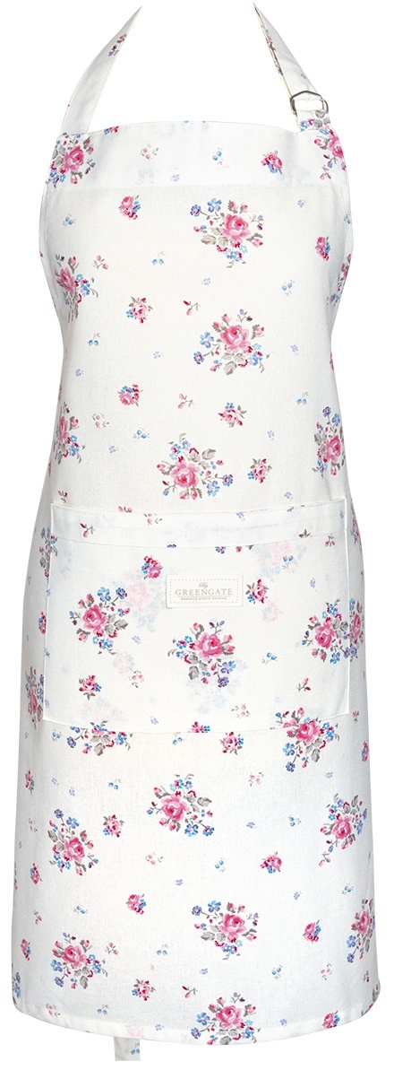 GreenGate Kuchyňská zástěra Elysia White