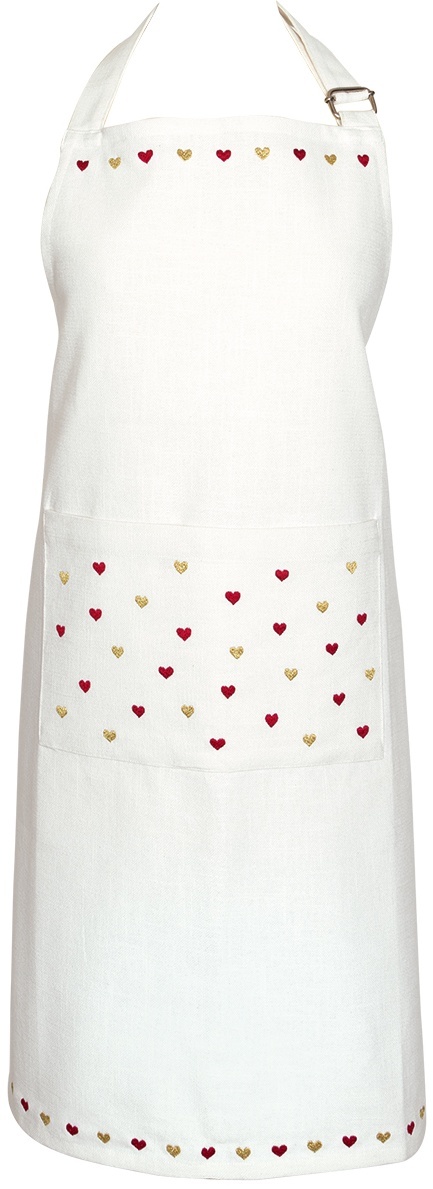 GreenGate Kuchyňská zástěra Grace White