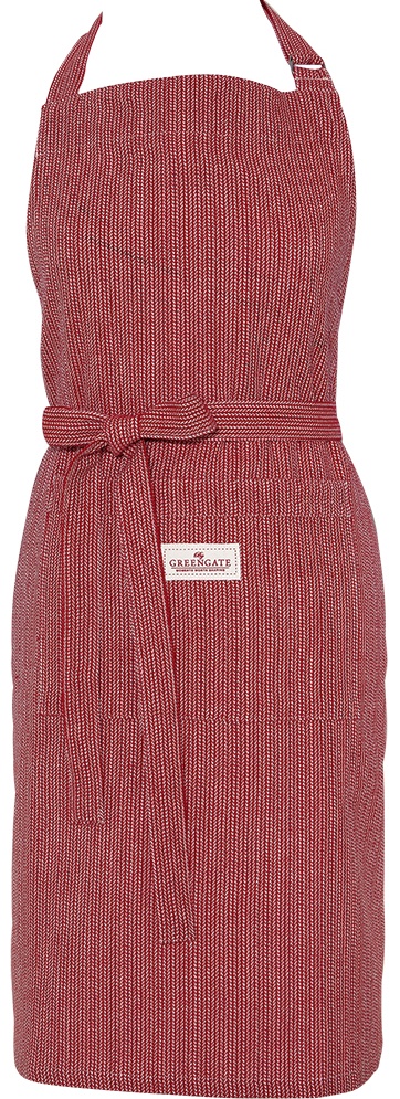 GreenGate Kuchyňská zástěra Alicia Red