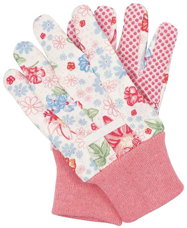 GreenGate Zahradní rukavice Xenia White dětské