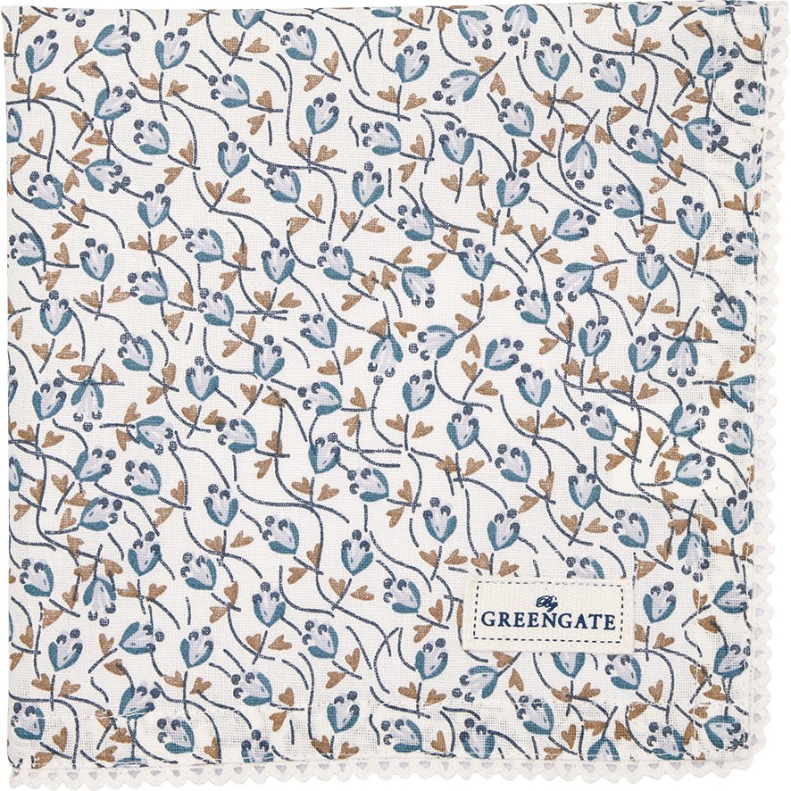 GreenGate Bavlněný ubrousek Addison White