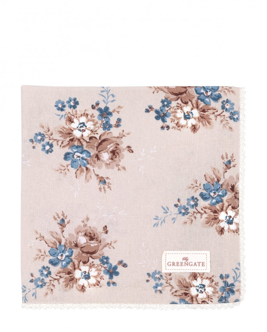 GreenGate Bavlněný ubrousek Marie Beige