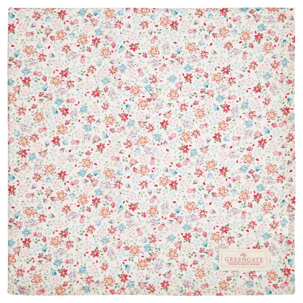 GreenGate Bavlněný ubrus Clementine White 150x150